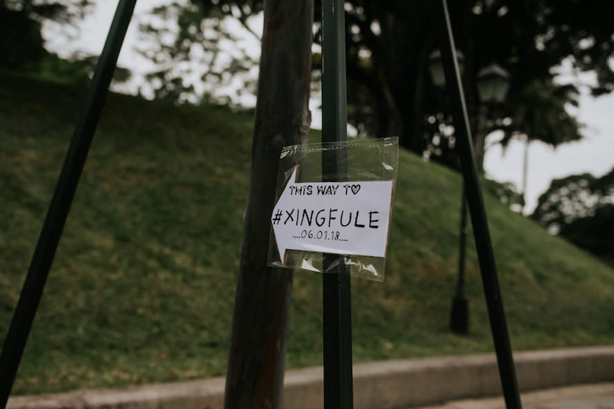 Fort Canning Park Outdoor Tentage Singapore Wedding Photography