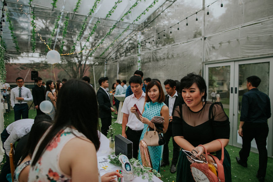 Fort Canning Park Outdoor Tentage Singapore Wedding Photography