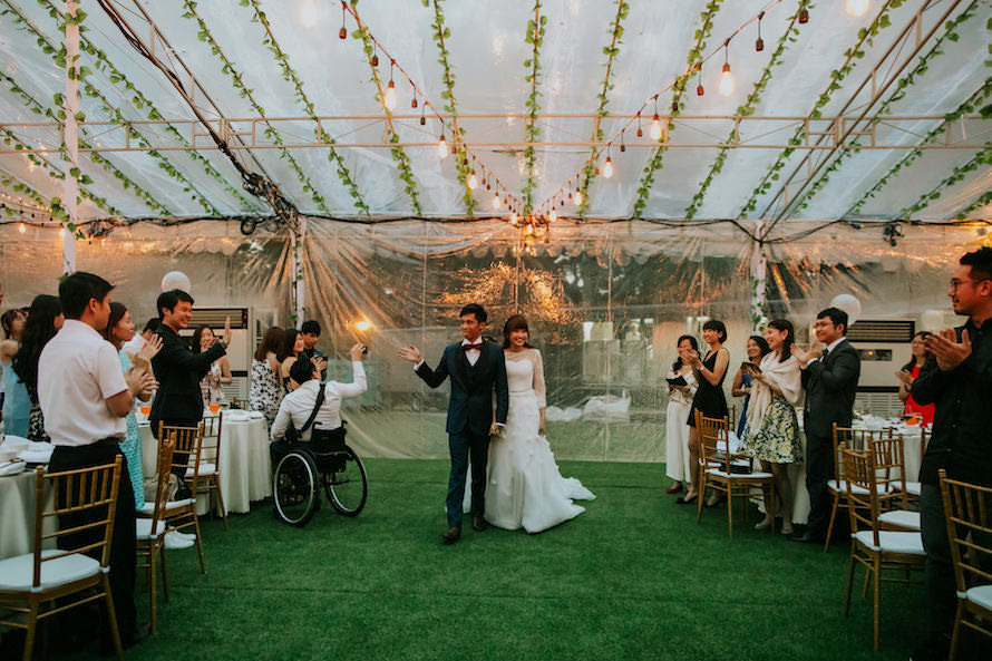 Fort Canning Park Outdoor Tentage Singapore Wedding Photography