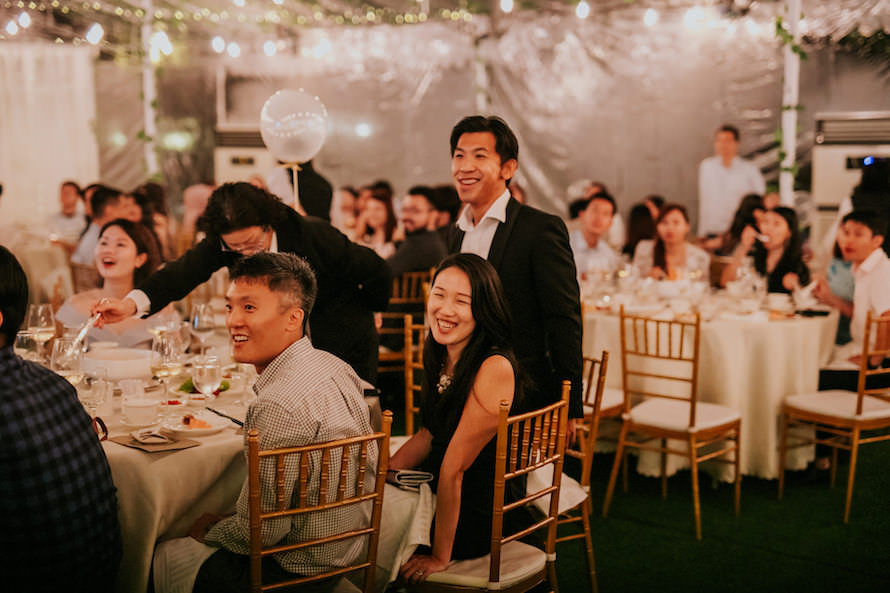 Fort Canning Park Outdoor Tentage Singapore Wedding Photography