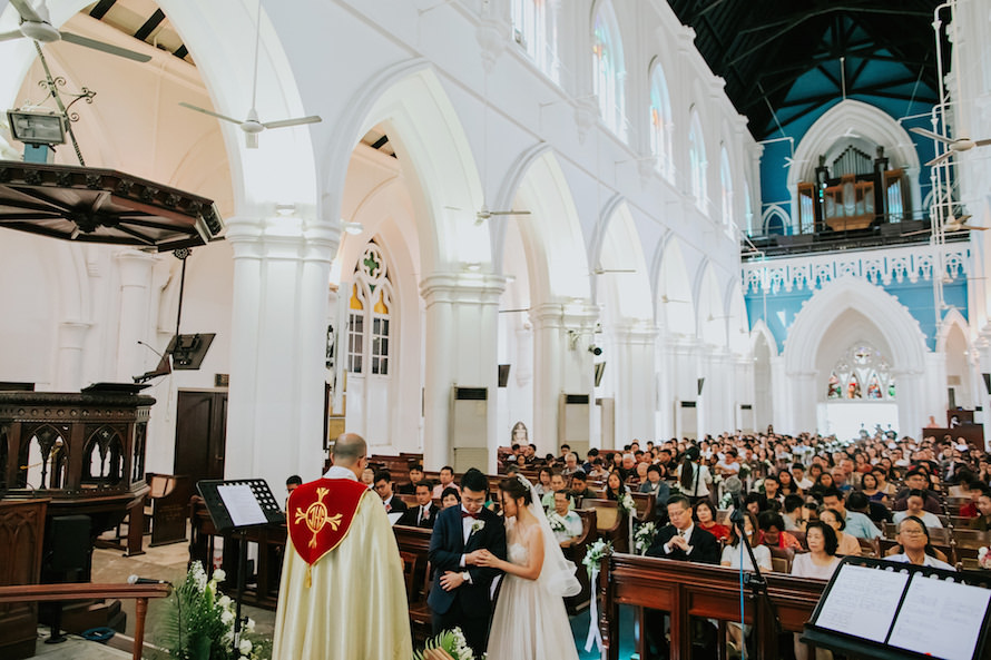 Saint Andrews Cathedral Singapore Wedding Photography