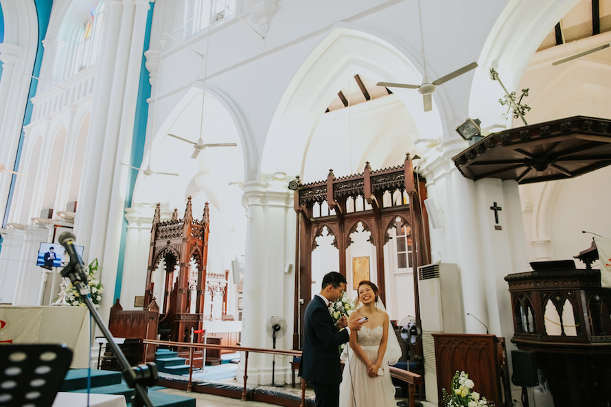Saint Andrews Cathedral Singapore Wedding Photography