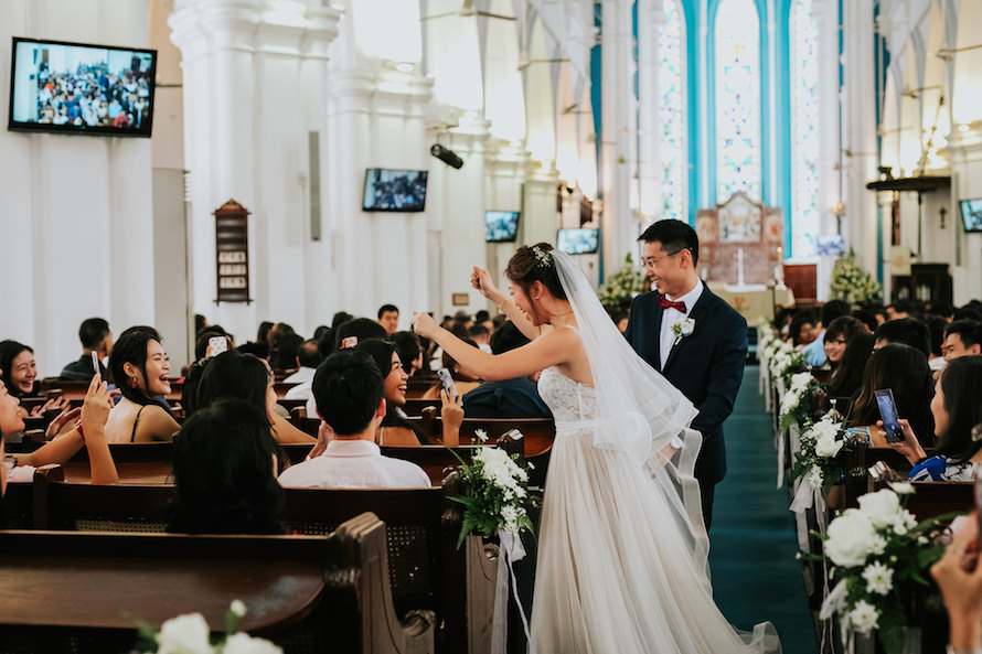 Saint Andrews Cathedral Singapore Wedding Photography