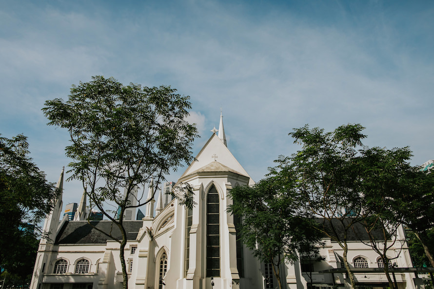Saint Andrews Cathedral Singapore Wedding Photography
