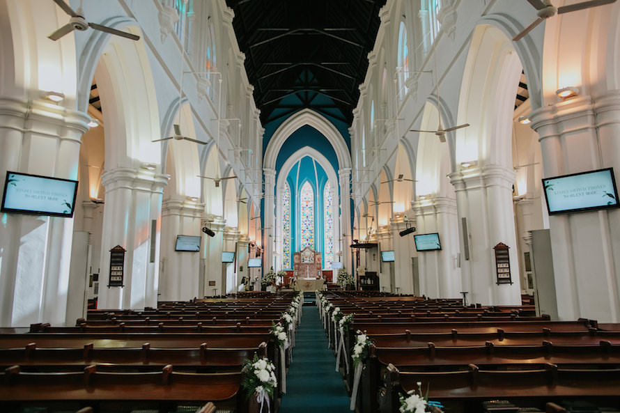 Saint Andrews Cathedral Singapore Wedding Photography