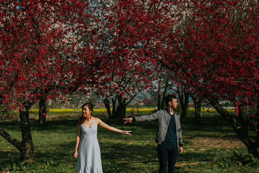 Nagano Springtime Prewedding Photography