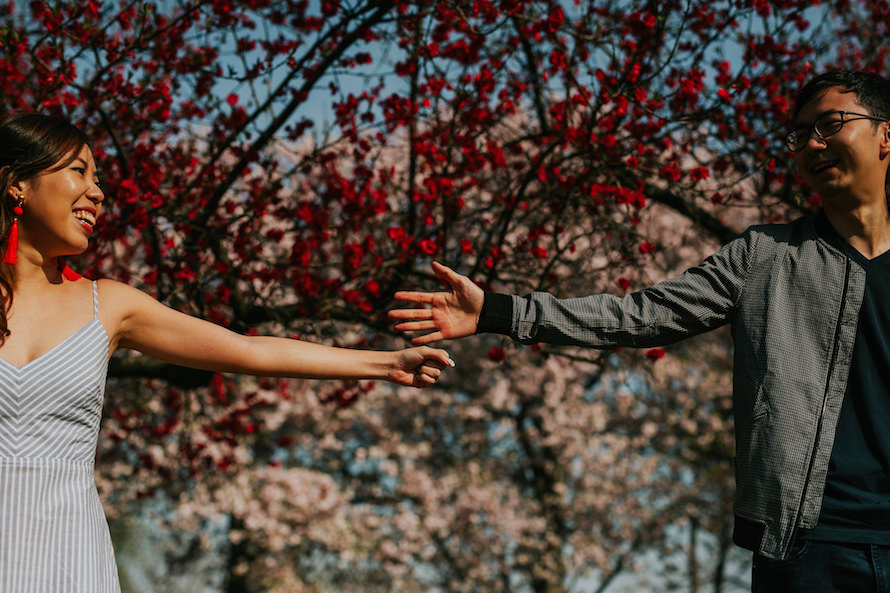 Nagano Springtime Prewedding Photography