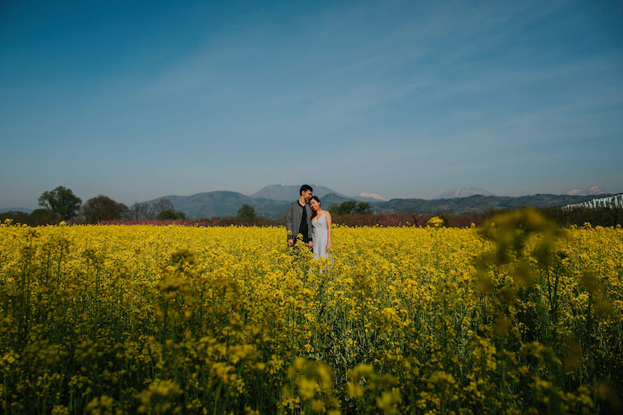 Nagano Springtime Prewedding Photography