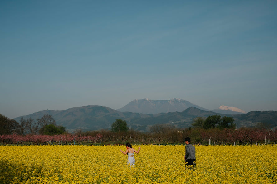 Nagano Springtime Prewedding Photography