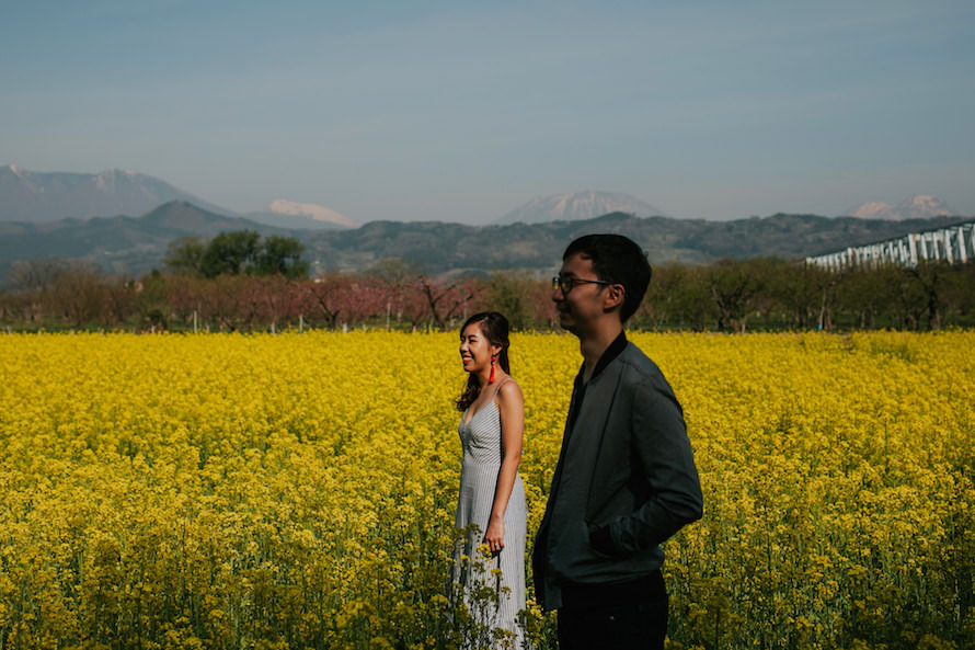 Nagano Springtime Prewedding Photography
