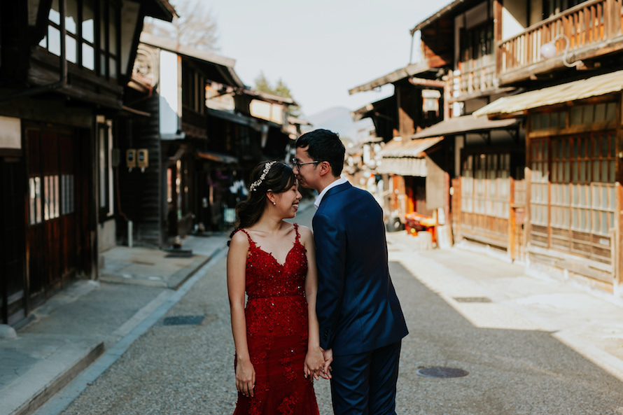 Nagano Springtime Prewedding Photography