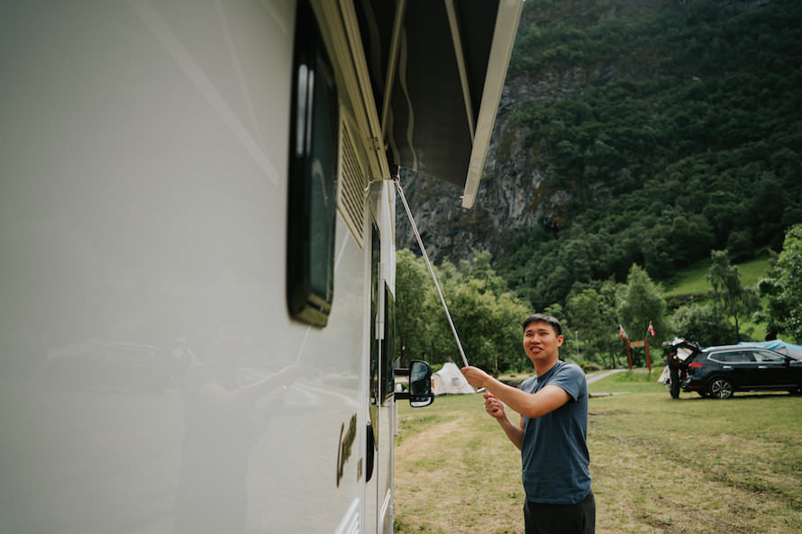 Norway Campervan Prewedding Photography