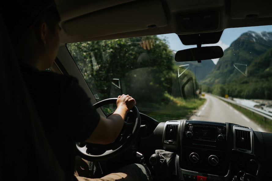 Norway Campervan Prewedding Photography
