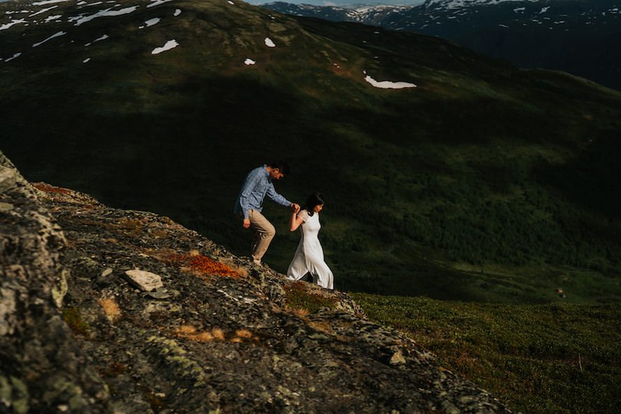 Norway Campervan Prewedding Photography