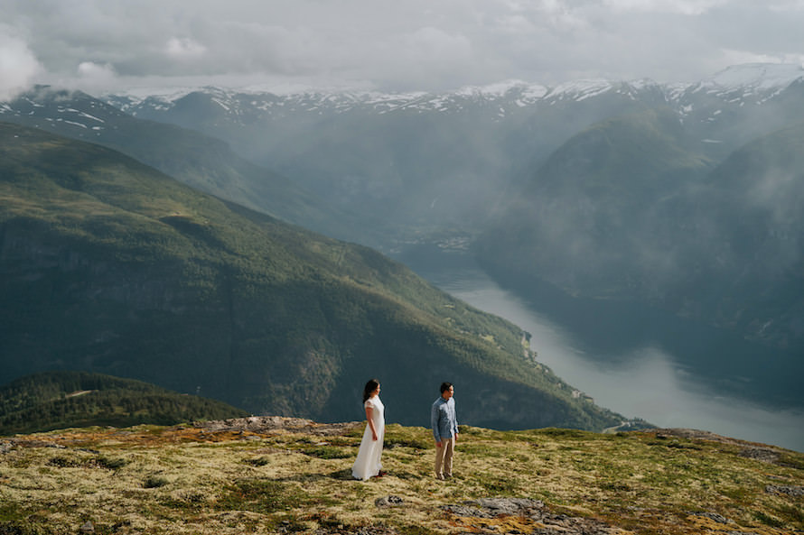 Norway Campervan Prewedding Photography