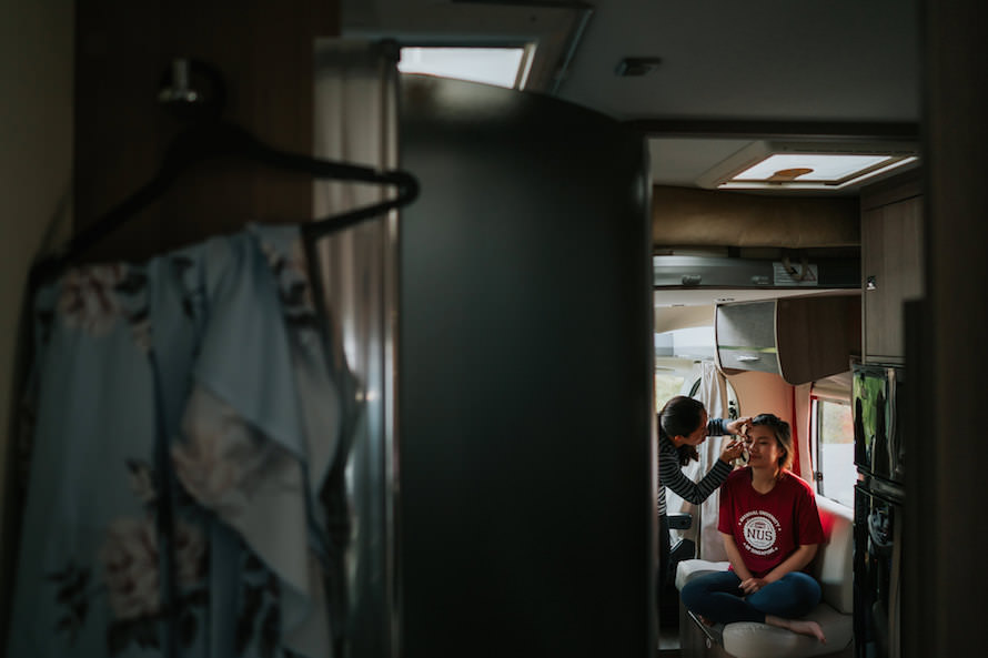 Norway Campervan Prewedding Photography