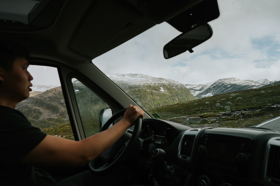 Norway Campervan Prewedding Photography