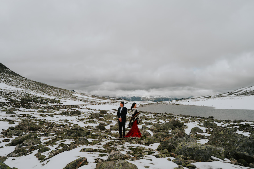 Norway Campervan Prewedding Photography