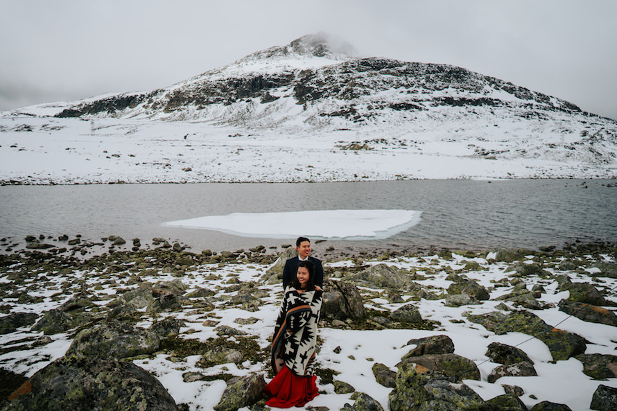 Norway Campervan Prewedding Photography