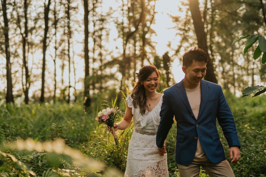 Casual Outdoor Singapore Prewedding Photography