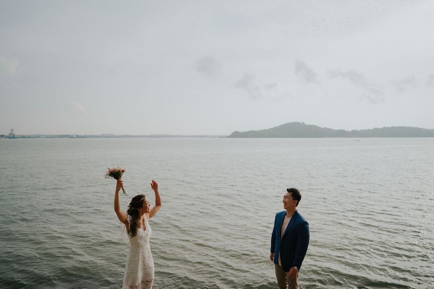 Casual Outdoor Singapore Prewedding Photography