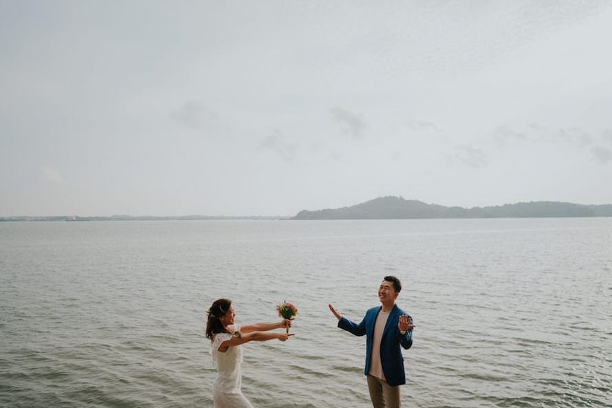 Casual Outdoor Singapore Prewedding Photography
