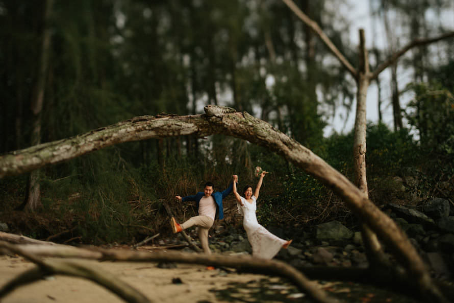 Casual Outdoor Singapore Prewedding Photography