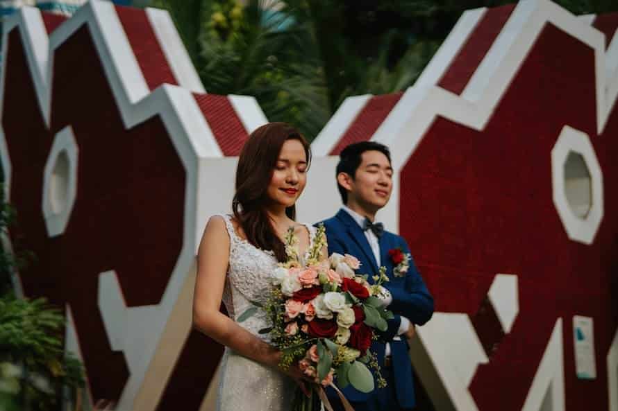 Vineyard Solemnisation Singapore Wedding Photography