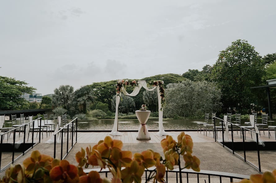 Vineyard Solemnisation Singapore Wedding Photography