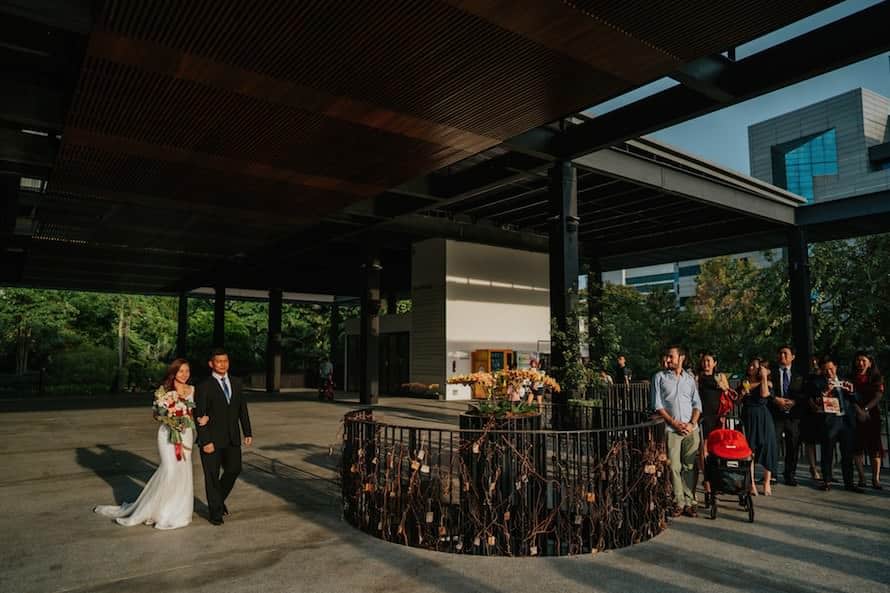 Vineyard Solemnisation Singapore Wedding Photography