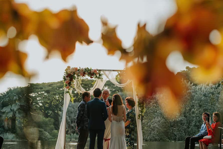 Vineyard Solemnisation Singapore Wedding Photography