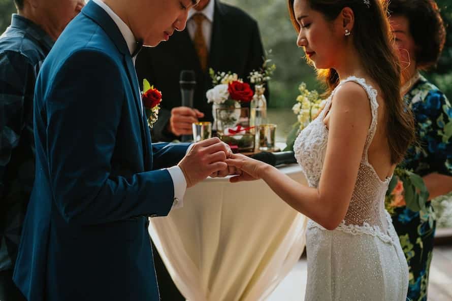 Vineyard Solemnisation Singapore Wedding Photography