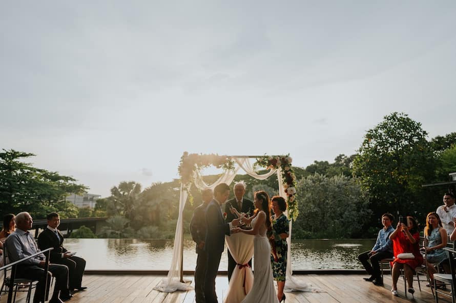Vineyard Solemnisation Singapore Wedding Photography