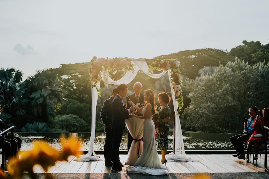 Vineyard Solemnisation Singapore Wedding Photography