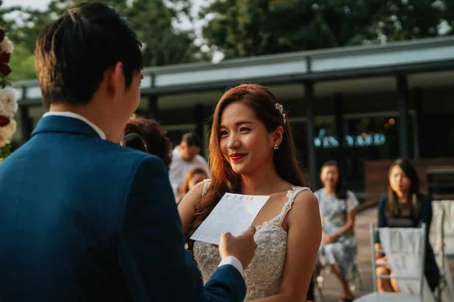 Vineyard Solemnisation Singapore Wedding Photography