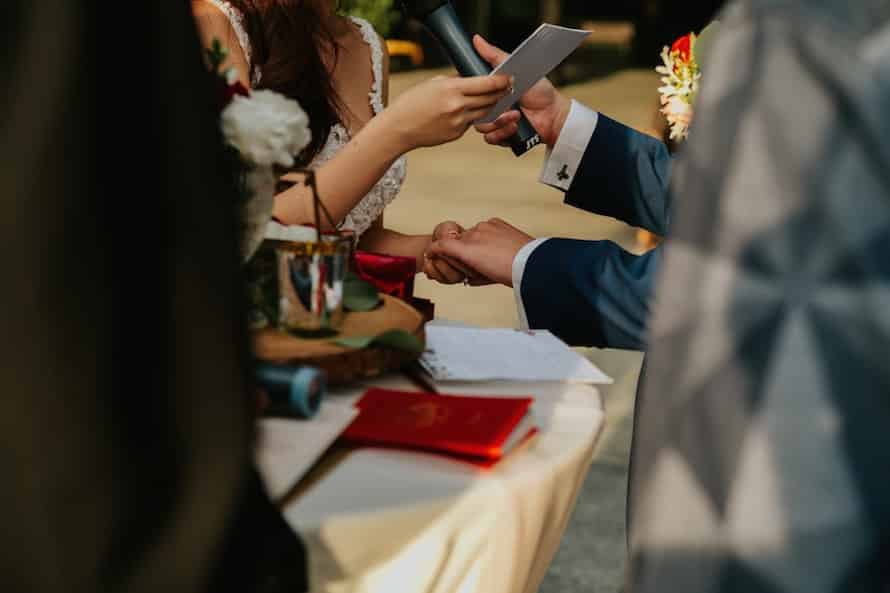 Vineyard Solemnisation Singapore Wedding Photography