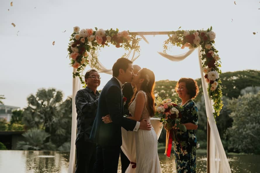 Vineyard Solemnisation Singapore Wedding Photography