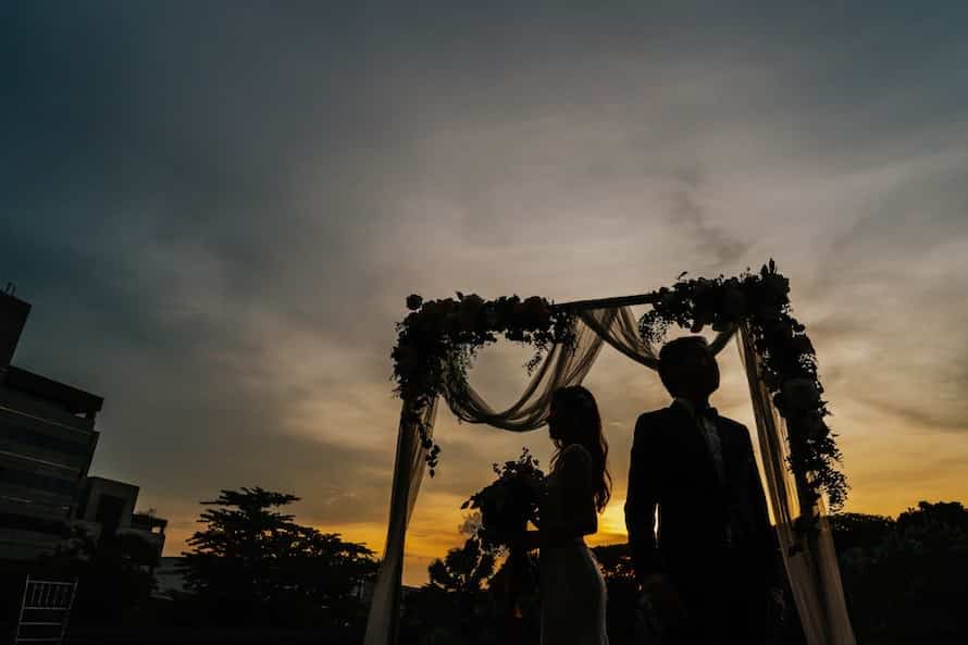 Vineyard Solemnisation Singapore Wedding Photography
