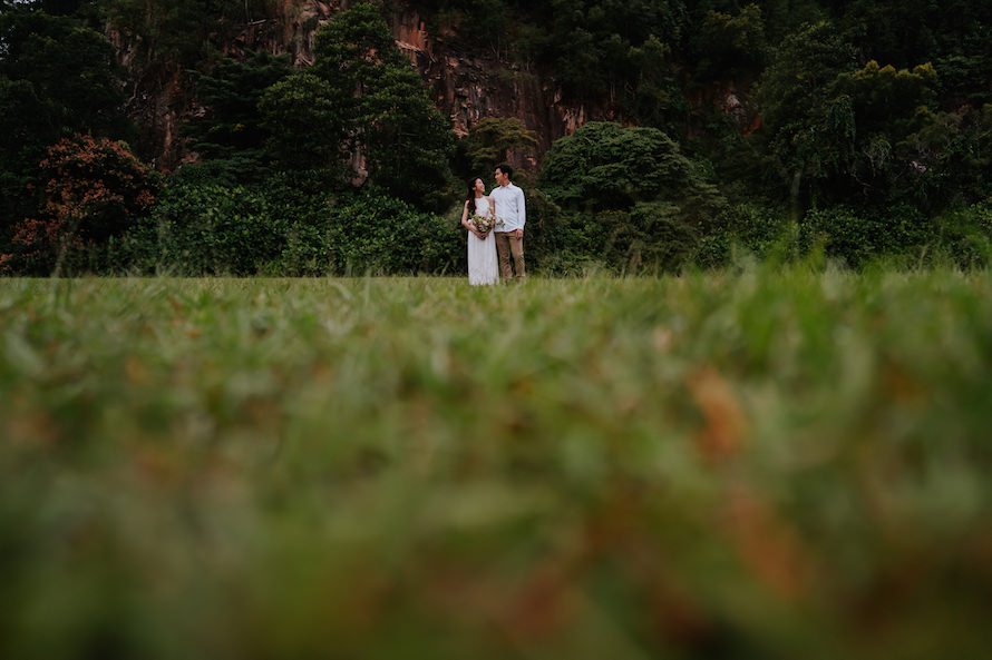 Dairy Farm Rock Cliff Singapore Prewedding Photography