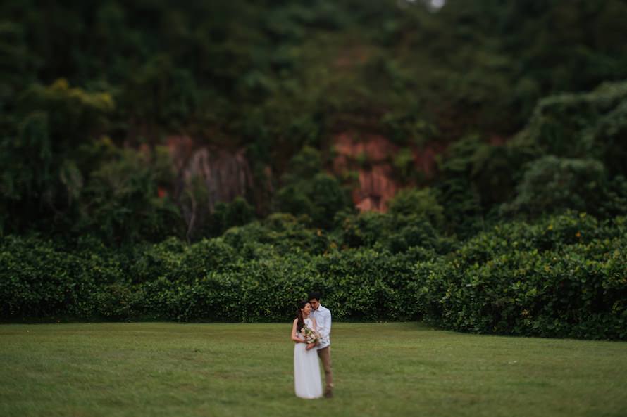 Dairy Farm Rock Cliff Singapore Prewedding Photography