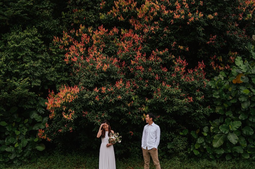 Dairy Farm Rock Cliff Singapore Prewedding Photography