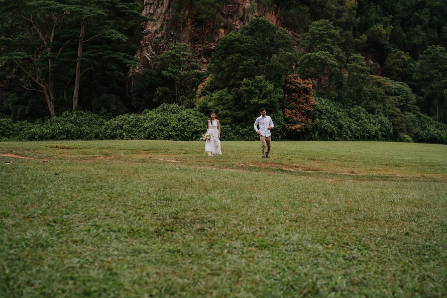 Dairy Farm Rock Cliff Singapore Prewedding Photography