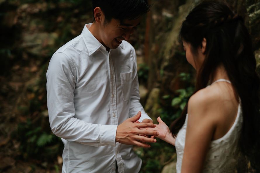 Dairy Farm Rock Cliff Singapore Prewedding Photography