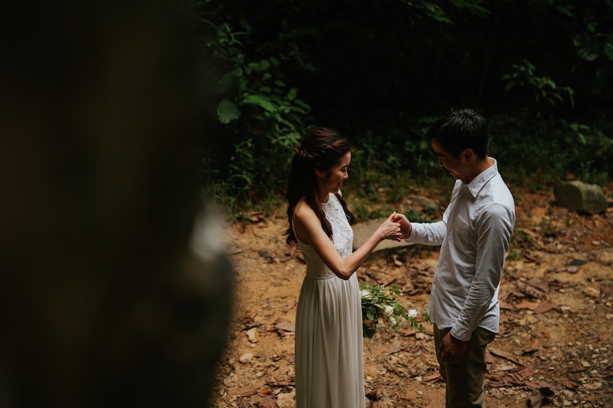 Dairy Farm Rock Cliff Singapore Prewedding Photography
