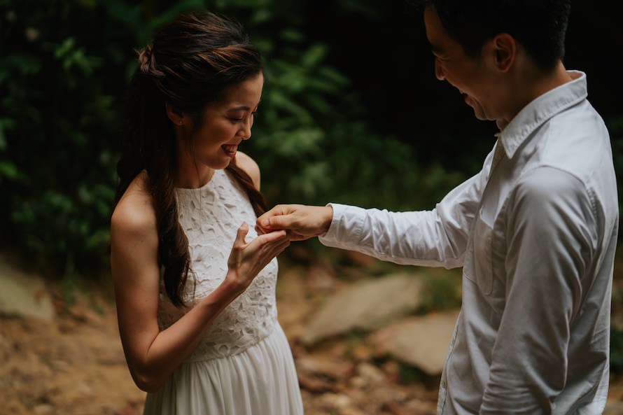 Dairy Farm Rock Cliff Singapore Prewedding Photography