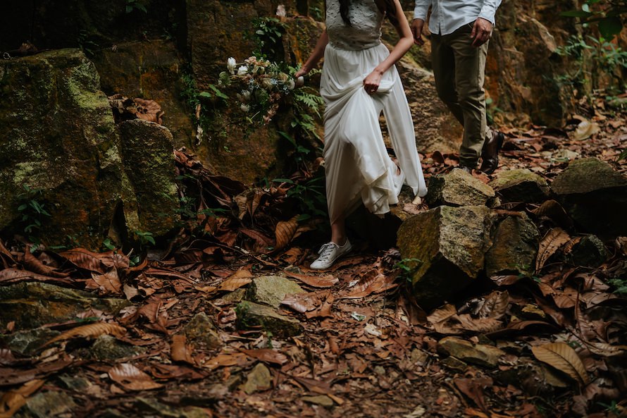 Dairy Farm Rock Cliff Singapore Prewedding Photography