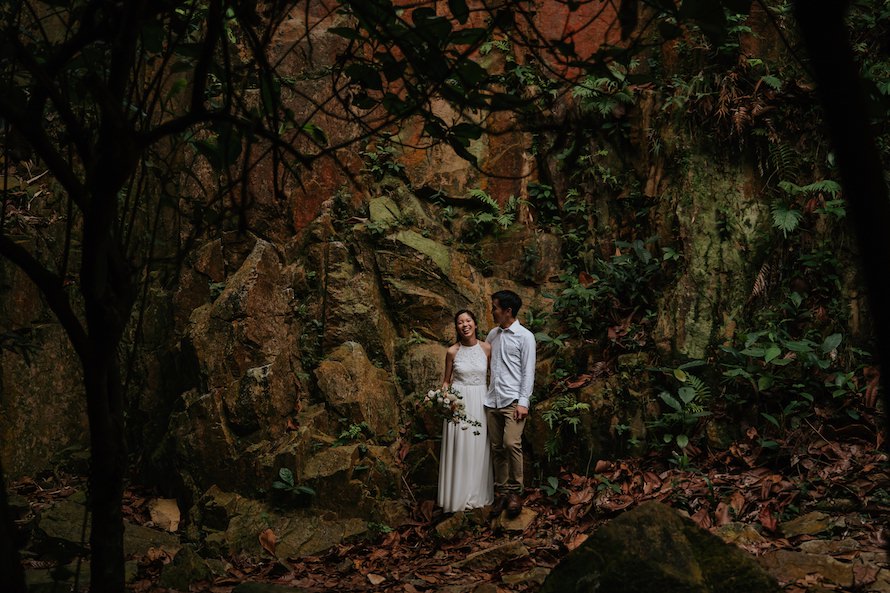 Dairy Farm Rock Cliff Singapore Prewedding Photography
