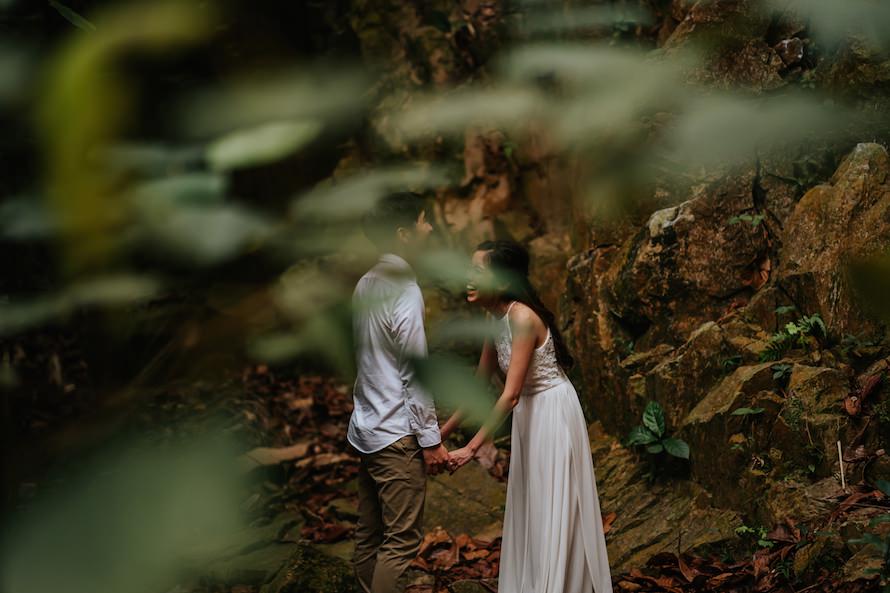 Dairy Farm Rock Cliff Singapore Prewedding Photography