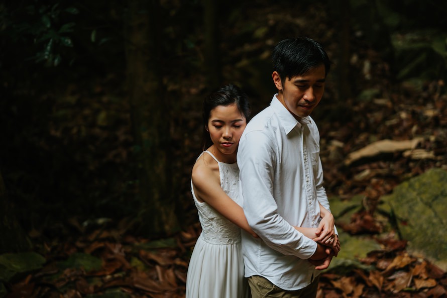 Dairy Farm Rock Cliff Singapore Prewedding Photography
