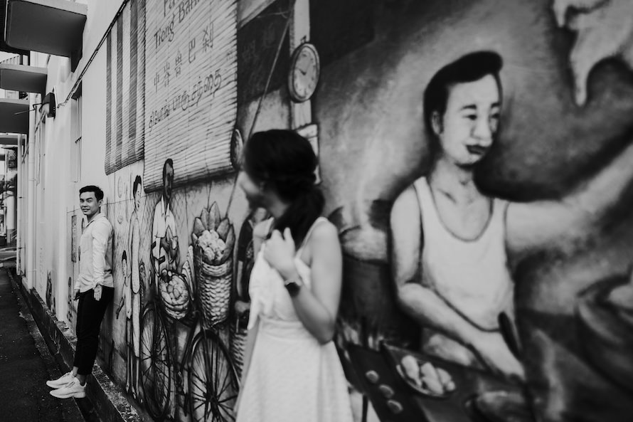 Casual Street Singapore Prewedding Photography